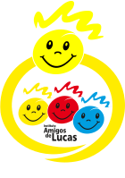 Logo escrito 'Abrançando a Adoção', com um boneco amarelo sorrindo abrançando outros três bonecos, da esquerda para a direita: cor amarela, vermelha e azul.